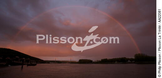 Brotonne bridge - © Philip Plisson / Plisson La Trinité / AA22081 - Photo Galleries - Pont de Brotonne