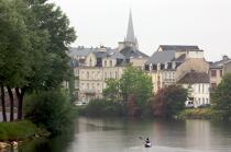 Canal from Caen to the sea © Philip Plisson / Plisson La Trinité / AA22222 - Photo Galleries - Kayak