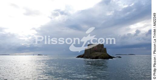 Petit Bé fort in front of Saint-Malo - © Philip Plisson / Plisson La Trinité / AA22349 - Photo Galleries - Town [35]
