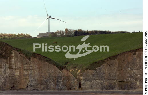Veulettes-sur-mer - © Philip Plisson / Plisson La Trinité / AA22598 - Photo Galleries - Windpump