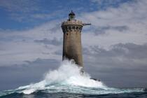 Le phare du Four. © Philip Plisson / Plisson La Trinité / AA22777 - Nos reportages photos - Phare [29]