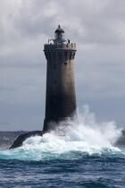 Le phare du Four. © Philip Plisson / Plisson La Trinité / AA22791 - Nos reportages photos - Four [Le]