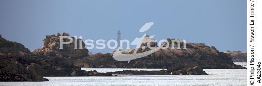 Le phare des Héaux de Bréhat. - © Philip Plisson / Plisson La Trinité / AA23045 - Nos reportages photos - Héaux de Bréhat