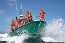 Canot de sauvetage - SNSM © Philip Plisson / Plisson La Trinité / AA23144 - Nos reportages photos - Mer agitée