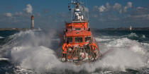 Life Boat from St Malo Station © Philip Plisson / Plisson La Trinité / AA23193 - Photo Galleries - Sea Rescue