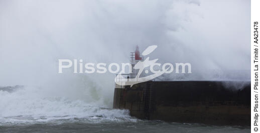 Gale on Quiberon - © Philip Plisson / Plisson La Trinité / AA23478 - Photo Galleries - Storms