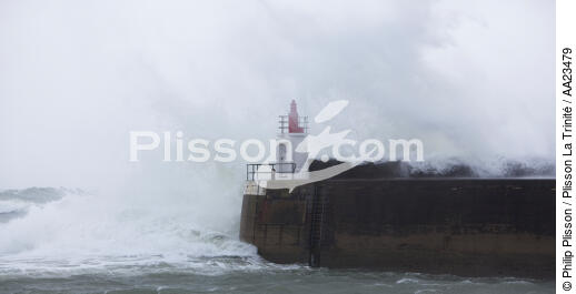 Gale on Quiberon - © Philip Plisson / Plisson La Trinité / AA23479 - Photo Galleries - Storms