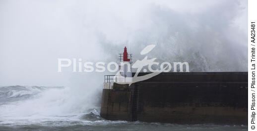 Gale on Quiberon - © Philip Plisson / Plisson La Trinité / AA23481 - Photo Galleries - Rough weather
