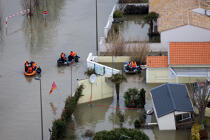 Aytré © Philip Plisson / Plisson La Trinité / AA23789 - Nos reportages photos - Innondation