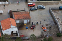Aytré © Philip Plisson / Plisson La Trinité / AA23790 - Nos reportages photos - Innondation