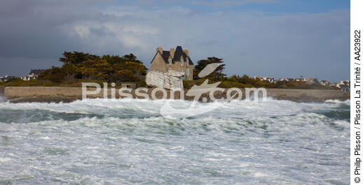 le Guilvinec - © Philip Plisson / Plisson La Trinité / AA23922 - Photo Galleries - Storm at sea