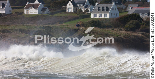 Douëlan-sur-mer - © Philip Plisson / Plisson La Trinité / AA23931 - Photo Galleries - Storm at sea