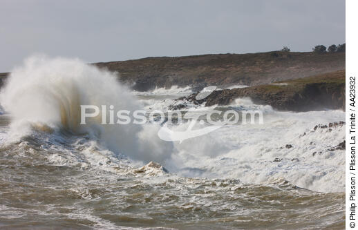 Douëlan-sur-mer - © Philip Plisson / Plisson La Trinité / AA23932 - Photo Galleries - Storm at sea
