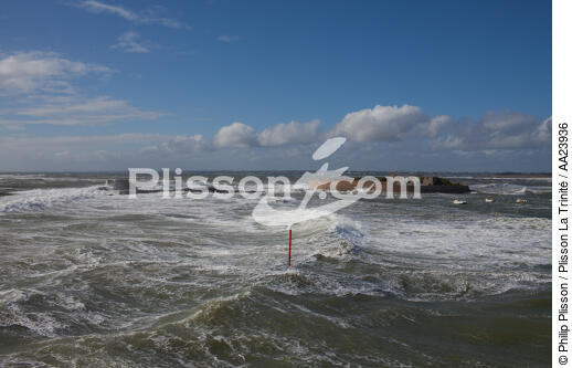 Fort Bloqué - © Philip Plisson / Plisson La Trinité / AA23936 - Photo Galleries - Storm at sea