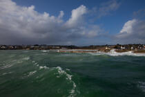Anse du loc'h © Philip Plisson / Plisson La Trinité / AA23947 - Photo Galleries - High tide