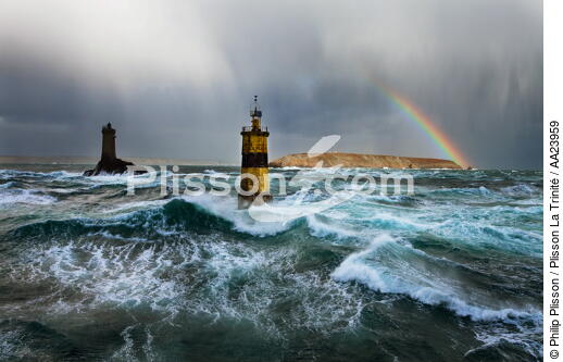 Pointe du Raz - © Philip Plisson / Plisson La Trinité / AA23959 - Photo Galleries - Storms