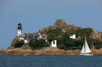 Louet Island in the Bay of Morlaix. © Philip Plisson / Plisson La Trinité / AA24105 - Photo Galleries - French Lighthouses