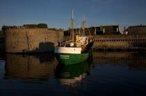 Boat Museum in Concarneau. © Philip Plisson / Plisson La Trinité / AA24255 - Photo Galleries - Fortified Town [The]