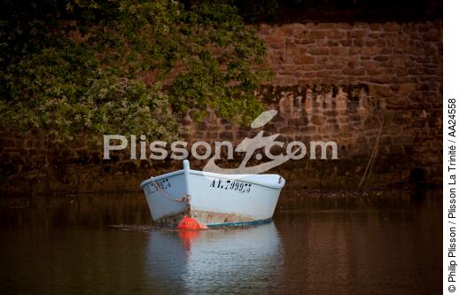 Rivière de Crac'h. - © Philip Plisson / Plisson La Trinité / AA24558 - Nos reportages photos - De Quiberon à la Vilaine