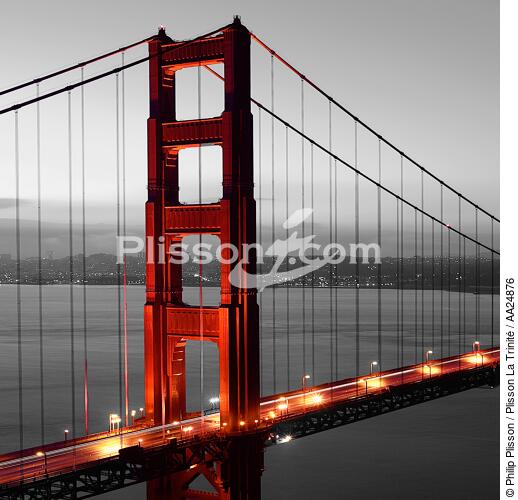 The Golden Gate in San Francisco - © Philip Plisson / Plisson La Trinité / AA24876 - Photo Galleries - Site of interest [California]