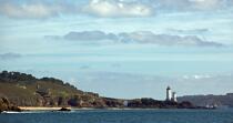 Le phare du Petit Minou à l'entrée de la Rade de Brest. © Philip Plisson / Plisson La Trinité / AA25125 - Nos reportages photos - Goulet de Brest