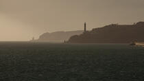 Leaving the harbor of Brest. © Philip Plisson / Plisson La Trinité / AA25154 - Photo Galleries - Lighthouse [29]