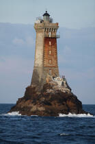 Le phare de la Vieille dans le Raz de Sein. © Philip Plisson / Plisson La Trinité / AA25479 - Nos reportages photos - Sein [Raz de]