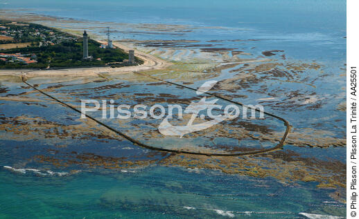 Les Baleines Lighthouse. - © Philip Plisson / Plisson La Trinité / AA25501 - Photo Galleries - Baleines [The]