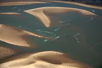 La Palmyre kitesurfing © Philip Plisson / Plisson La Trinité / AA25719 - Photo Galleries - Sand