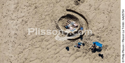 Ré Island - © Philip Plisson / Plisson La Trinité / AA25754 - Photo Galleries - Beach