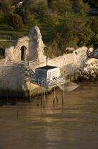 Talmont sur Gironde © Philip Plisson / Plisson La Trinité / AA25837 - Nos reportages photos - Ruine
