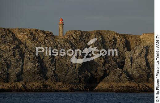 Phare de Goulphar - © Philip Plisson / Plisson La Trinité / AA26174 - Nos reportages photos - De Quiberon à la Vilaine