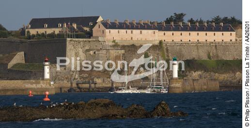 Le port de Palais à Belle-ile. - © Philip Plisson / Plisson La Trinité / AA26201 - Nos reportages photos - Citadelle