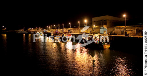 The fishing port of Lorient Kéroman. - ©  / Plisson La Trinité / AA26454 - Photo Galleries - Night