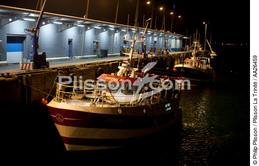 Le port de pêche de Kéroman à Lorient. - © Philip Plisson / Plisson La Trinité / AA26459 - Nos reportages photos - Moment de la journée