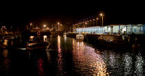 The fishing port of Lorient Kéroman. © Philip Plisson / Plisson La Trinité / AA26462 - Photo Galleries - Night