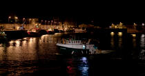 Le port de pêche de Kéroman à Lorient. © Philip Plisson / Plisson La Trinité / AA26464 - Nos reportages photos - Nuit