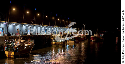 Le port de pêche de Kéroman à Lorient. - © Philip Plisson / Plisson La Trinité / AA26466 - Nos reportages photos - Bateau de pêche