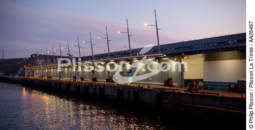 Le port de pêche de Kéroman à Lorient. - © Philip Plisson / Plisson La Trinité / AA26467 - Nos reportages photos - Lorient