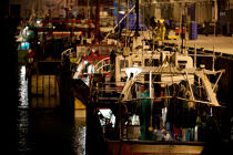 Le port de pêche de Kéroman à Lorient. © Philip Plisson / Plisson La Trinité / AA26470 - Nos reportages photos - Port