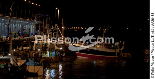 Le port de pêche de Kéroman à Lorient. - © Philip Plisson / Plisson La Trinité / AA26488 - Nos reportages photos - Lorient