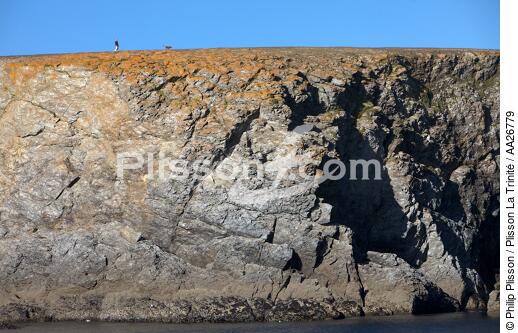 Groix island - © Philip Plisson / Plisson La Trinité / AA26779 - Photo Galleries - Cliff