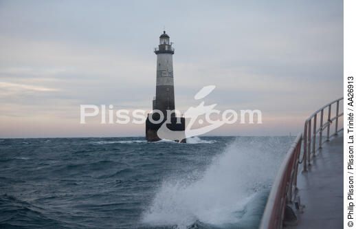 Ar-Men lighthouse - © Philip Plisson / Plisson La Trinité / AA26913 - Photo Galleries - From Brest to Loctudy
