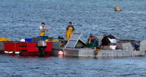 Pêcheurs à Loguivy-de-la-mer © Philip Plisson / Plisson La Trinité / AA27330 - Nos reportages photos - Métier