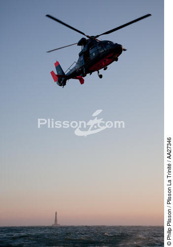 Marine National - © Philip Plisson / Plisson La Trinité / AA27346 - Nos reportages photos - Hélicoptère militaire