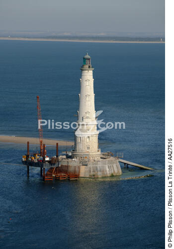 The lighthouse Cordouan in the estuary of the Gironde. [AT] - © Philip Plisson / Plisson La Trinité / AA27516 - Photo Galleries - Cordouan
