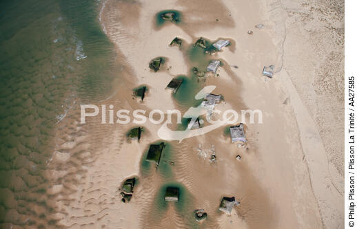 The Cap Ferret - © Philip Plisson / Plisson La Trinité / AA27585 - Photo Galleries - Low tide