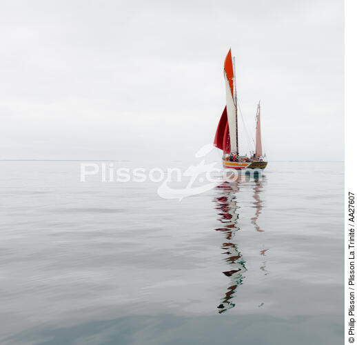 En baie de Quiberon - © Philip Plisson / Plisson La Trinité / AA27607 - Nos reportages photos - Vieux gréement