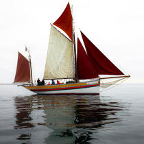 In the Bay © Philip Plisson / Plisson La Trinité / AA27608 - Photo Galleries - Crayfish fishing boat