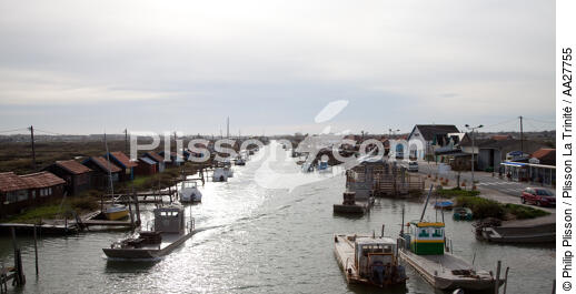 La Tremblade port - © Philip Plisson / Plisson La Trinité / AA27755 - Photo Galleries - River [17]